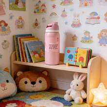 0waIaa All Pink Aquarius Bottle, With A Capacity Of 32 Oz (945 Ml), Can Retain Heat For Up To 24 H. It Can Keep Both Hot And Cold Beverages Warm, Suitable For Brewing Coffee And Making Iced Drinks. The Design Is Exquisite And It Is Suitable For Use In Various Occasions Valentine's Day. - 西瓜粉 - 查看 5
