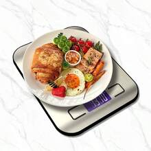 1pc Digital Food Scale For Kitchen,10kg Stainless Steel Kitchen Scale With 5 Units,Food Weight Scale,Suitable For Home Use, Food Baking,Kitchen Essentials,Food Scale For Sourdough Bread - 廚房秤 - 查看 11