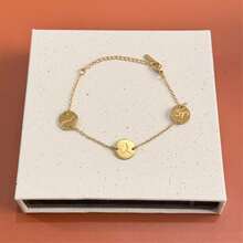 1pc Fashionable Delicate Arabic Blessing Symbol Stainless Steel Bracelet, Suitable For Women's Daily Wear, Party, And Gift - Arabic Letter Bracelet - View 2