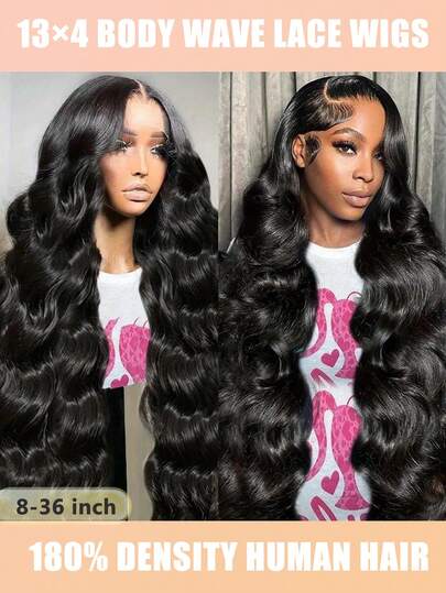 8-36 Inch Body Wave For Women Elegant Curly Wave Wig For Women Pre Plucked Lace Front Versatile Styling For All Women 180% Density 13x4 Lace Front Human Hair Wigs Body Wave Lace Front Wig For Women Brazilian Remy Human Hair Bob Wig Natural Look Wigs For Women, Elegant Style Fits All Ethnicities Glueless Body Wave Wigs Human Hair Pre Plucked Wigs 13*4 Lace Frontal Wigs Human Hair Body Wave Bob Wig For Women Easy To Wear For Beginners