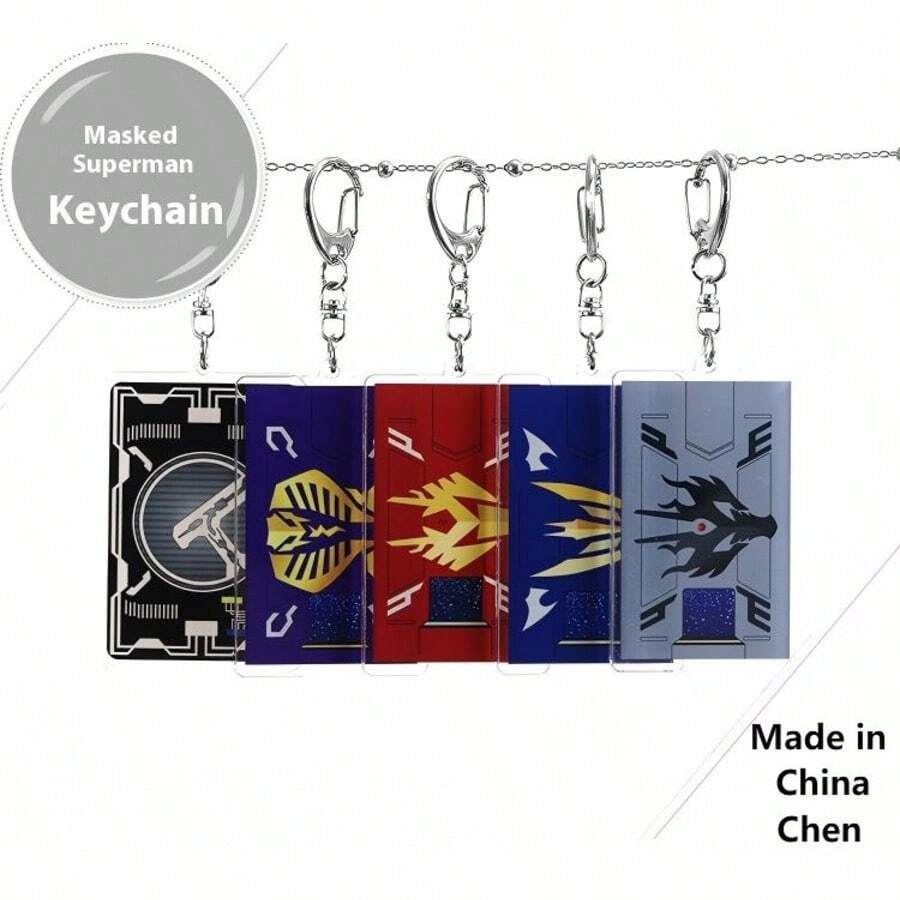 Acrylic Dragon Knight Night Rider Keychain Pendant, Anime Decor/Acrylic Material, Bag Charm/Exquisite Printing, Durable Material, Compact & Portable/Anime Collection, Daily Accessory, Gift/Anime Fans - Collection - Acrylic Pendant Anime Peripheral Backpack Decor - Birthday Gift - School Season Gift - Christmas Gift - Halloween Gift - Perfect Gift - Present - Multicolor - View 1