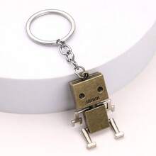 Robot Cartoon Pendant, Creative, Toy For Boys/Girls, Cute Keychain Accessory, Small Gift - Multicolor - View 9