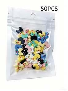 100pcs Cute 3D Gamepad Shaped Nail Art Decorations - Colorful Mini Joystick Nail Art Accessories DIY Manicure Supplies Nails - Multicolor - View 8