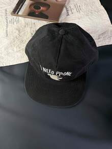 鸽子刺绣平沿棒球帽，男女通用复古软顶遮阳帽 - A - 查看 10