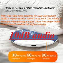 Reletech 枕下扬声器，带白噪音功能，超薄蓝牙5.4枕式耳机，适合侧睡者，30/60分钟睡眠定时器，轻巧骨传导设计（蓝色） - 查看 8