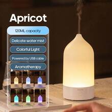 1pc 120ml Mini USB Aroma Diffuser, Compact Portable Ultrasonic Air Humidifier, Lightweight & Colorful, Suitable For Office And Home Use - Multicolor - View 14