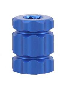 Dụng cụ tháo nắp chụp trục khuỷu hình hoa rỗng liền khối màu xanh dương dành cho xe đạp leo núi và xe đạp đường trường, làm bằng hợp kim nhôm. - thông thường - Xem 12