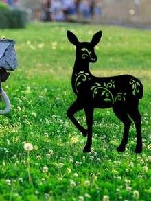 HELLOYOUNG Spooky Black Metal Garden Stakes – Gothic Outdoor Halloween Decor For Yard, Cemetery Fence & Lawn, Haunted House Party Supplies, Unique Scary Front Yard Art, Gothic Home & Garden Accessories, Holiday Decor, Valentine's Day Gifts For Men & Women, Wall Art, Room & Office Decor, Birthday, New Year - Nhiều màu - Xem 3