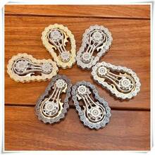 1pc Finger Spinner Fidget Toy, Compact Size, Smooth, Metal Alloy Material, Bicycle Chain Finger Spinner, Punk Style, Gold Asymmetrical Gear Shape, Linkage Mechanism, Stress Relief & Focus Toy, Suitable For Office Desk & Daily Relaxation - Multicolor - View 2