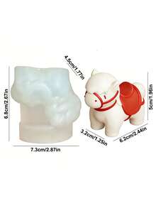 Mucegai silicon 3D DIY pentru ponei, potrivit pentru rășină epoxidică/ciment/lumânări/făcând săpun, decor creativ pentru desktop și cadou artizanal pentru prieteni și familie - ponei - Vizualizare 4