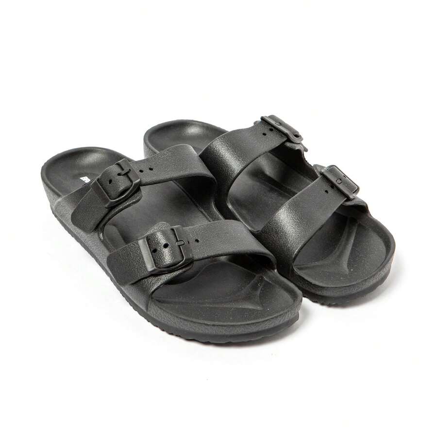 Brasileras BRAZILIAN - Beach And Pool Sandal - Coastal - Flip Flop With Non-Slip Sole - For Men And Women - Sizes 36 To 45 EU - Black - View 1