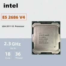 Intel Xeon E5 2686 V4 2686V4 2.3GHz 18-Cores 145W LGA 2011-3 CPU Processor - View 1