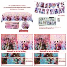 1件生日桌布，适用于各种派对、生日派对等。 - 彩色 - 查看 10