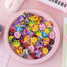 50pcs/Pack Cartoon Animal Shaped Erasers, Student Stationery Prizes - Cartoon Version - View 8