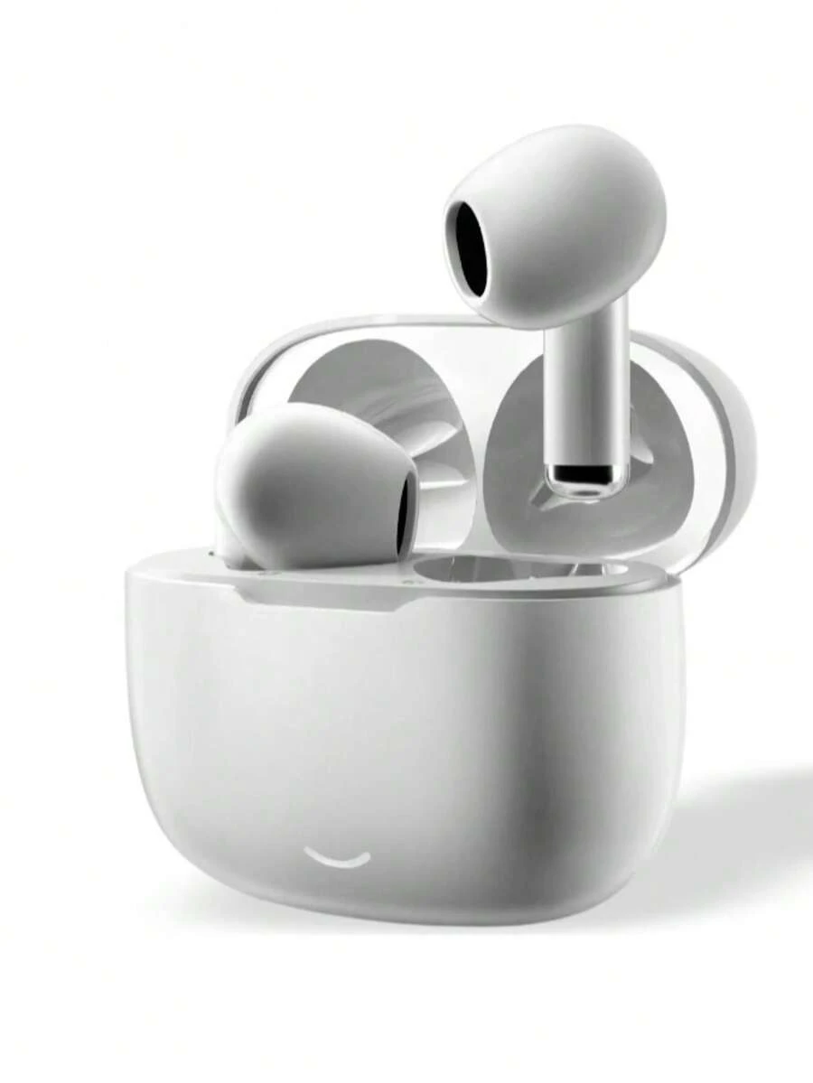 无线耳机、无线耳塞、头戴式耳机、耳塞、无线蓝牙耳机、立体声降噪、蓝牙5.0、高清音乐、超长续航 - 白色 - 查看 1