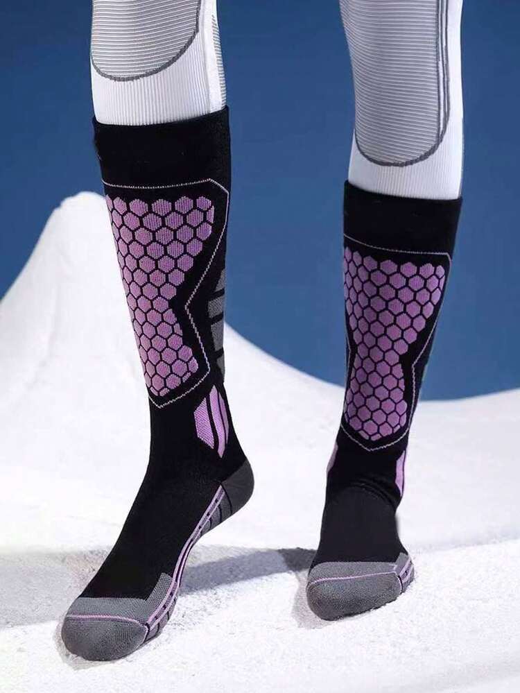 1 Pair Women's Springtime/Summer Wetsuit Socks, Non-Slip Quick-Dry Beach Socks - Multicolor - View 5