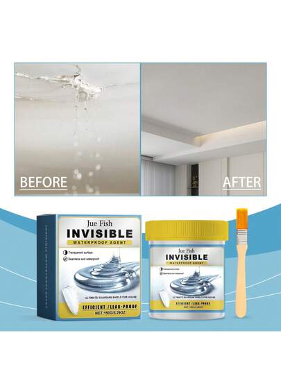 Transparent Waterproof Glue, Invisible Sealant Adhesive, Multi-Purpose Waterproof Glue For Construction Site And Home Use