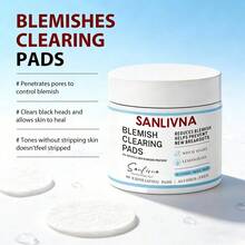 60片祛痘保湿面膜，蕴含水杨酸，可收缩毛孔，温和去角质，舒缓肌肤，并附赠爽肤水 - BLEMISHES CLEARING PADS - 查看 3