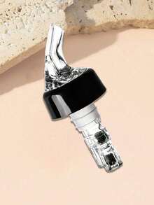 30/45ml Automatic Measuring Bottle Pourers+5 Small Black Hats, Quick Shot Spirit Measure Pourers, Drinks Wine Cocktail Dispensers, Western Wine Spout, Wine Pourer, Home Bar Supplies, Home Bar Tools, Alcohol Measuring Bottle Dispenser, Newly Designed, Suitable For Most Standard Wine Bottles - Multicolor - View 3