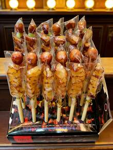 3PCS/6PCS Cute Barbecue Skewer Ballpoint Pens, Novelty Food-Themed Stationery, Journaling &Back To School Must-Have - Barbecue Skewers - View 1