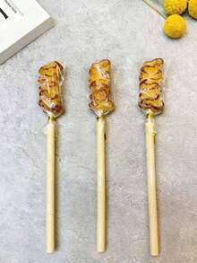 3PCS/6PCS Cute Barbecue Skewer Ballpoint Pens, Novelty Food-Themed Stationery, Journaling &Back To School Must-Have - Barbecue Skewers - View 12
