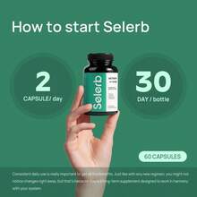 Selerb Metaburn For Daily Nutrient Support – With Chromium, Vitamin B12 & Berberine HCI – 60 Capsules(1pack) - 50G - 查看 2