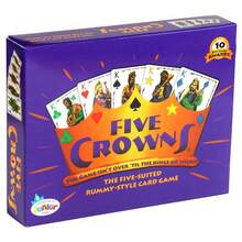 English Board Games FIVE CROWNS Crowns Board Game Cards Quiddler Wizard Toys - five crowns鐵盒 - 查看 7