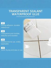 透明防水胶，隐形密封胶，多用途防水胶，适用于建筑工地和家庭使用 - A - 查看 7