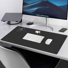 1pc Leather Desk Pad Cover, Office Desk Mat, Large Mouse Pad, Anti-Slip PU Leather Desk Blotter, Laptop Desk Pad, Coaster, Desk Mat, Waterproof Desk Writing Pad For Office And Home, Eye-Protection, Large Size Office Desk Accessories Desk Accessories Office Supplies Office Decor Office Desk Desk Office Accessories Mousepad Study Table Mouse Pad For Desk Desk Decor - A - View 6