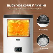 Cafeteira Portátil 3 em 1, Máquina de Espresso, Cafeteira de Viagem Auto-Aquecida, Moer Grãos de Café, Máquina de Espresso Compacta e Mini para Carro, Camping, Trilha - máquina de café - Visão 5