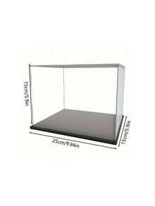 1pc High Transparency Acrylic Display Box, Acrylic Material, Suitable For Anime, Action Figures, Building Blocks, Blind Boxes, Car Models, Streetscapes, Dust Covers, Storage Boxes. One-Piece Acrylic Dust-Proof Cover For Action Figures And Model Collections. High Clarity Storage Box, Acrylic Box, Glue-Free Assembled Display Box, Action Figure And Collectible Dust Cover. - 1PC - View 6