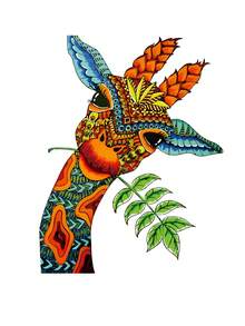 1 件可爱长颈鹿图案木制拼图，不对称动物形状木制拼图，成人休闲玩具，适合家人和朋友，圣诞节的绝佳礼物，拼图，拼图，木制拼图，拼图，拼图，木制拼图 - 杏色 - 查看 8