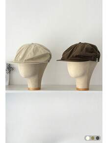 1pc Gradient Denim Newsboy Cap, Vintage Distressed Denim Octagonal Hat, Fashionable & Versatile For Women, Adjustable Size - Multicolor - View 3