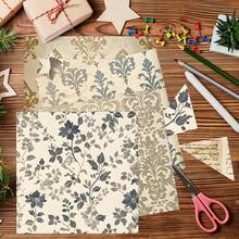 12pcs Sepia Ephemera Scrapbook Paper - Vintage Collage Material Paper For Scrapbooking, Journaling, Card Making, Origami And Photo Album Decor, Art Decorative Craft Paper - Multicolor - View 4