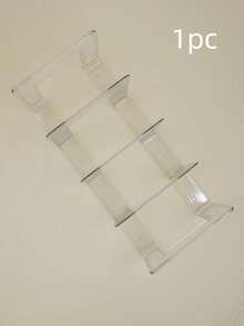 Giá đựng giày trẻ em 4 ngăn, 1 chiếc/2 chiếc/4 chiếc, bằng nhựa ABS trong suốt màu hồng, để bàn, tiết kiệm không gian (Thích hợp để phân loại và cất giữ giày cho trẻ sơ sinh 0-2 tuổi) - Nhiều màu - Xem 10