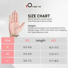 FINGER TEN 1 Pair Women's Equestrian Gloves, Suitable For Left And Right Hands, Stretchable Breathable Anti-Slip Lightweight Design For Horseback Riding, Available In White Color In Sizes S/M/L - White - View 5
