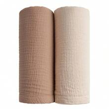 Khăn quấn muslin cho trẻ sơ sinh, yếm thấm nước dãi unisex, chăn đa năng có thể dùng làm yếm thấm nước dãi, khăn lau miệng, khăn phủ xe đẩy, khăn phủ ghế ô tô, phù hợp cho cả bé trai và bé gái, thoáng khí và thân thiện với da, vật dụng thiết yếu cho trẻ sơ sinh, quà tặng tuyệt vời. - Nhiều màu - Xem 21