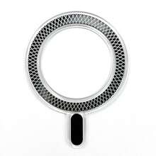 Car Magnetic Wireless Charger Crystal Mesh Magnetic Plate, Laser Pineapple Pattern Phone Magnetic Ring - Multicolor - View 16