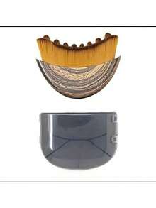 Lymphatic Contour Face Brush,Contour Face Brush For Lymphatic Drainage,Dry Lymphatic Drainage Massager,Ergonomically Designed To Fit The Skin Precisely - Multicolor - View 4