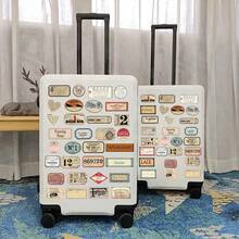 60pcs Vintage English Memo Pad Creative Doodle Stickers, Suitable For Phone Case, Luggage, Waterproof Decorative Sticker - Color - View 5