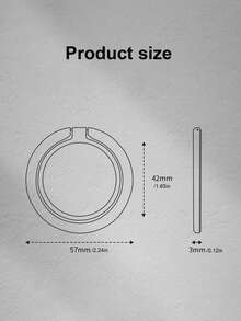 Ultra-Thin Magnetic Ring Mobile Phone Holder Stand Rotatable Metal Magnet Finger Ring Buckle Phone Holder Cellphone Bracket - Multicolor - View 10