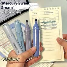 12 Colored Markers That Do Not Bleed Or Feather, Featuring High-Quality Ink. Perfect For Highlighting Notes In Class, Quick-Drying And Suitable For Various Papers. Ideal For Diaries, Art, Crafts - Highlighter+Notes - View 10