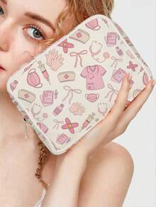 新款 Ouchie Pouch 收納袋 - 醫療袋、盥洗包、旅行必備，彩色設計適用於、化妝品和旅行用品，個人護理收納袋，便攜式醫療收納袋，可存放和醫療用品 - 彩色 - 查看 4