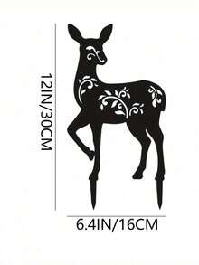 HELLOYOUNG Spooky Black Metal Garden Stakes – Gothic Outdoor Halloween Decor For Yard, Cemetery Fence & Lawn, Haunted House Party Supplies, Unique Scary Front Yard Art, Gothic Home & Garden Accessories, Holiday Decor, Valentine's Day Gifts For Men & Women, Wall Art, Room & Office Decor, Birthday, New Year - Nhiều màu - Xem 7