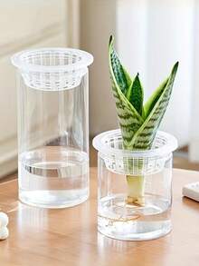 1/4/8pcs Planting Baskets, Hydroponic Vegetable Planting Baskets, Plastic Flower Pots, Suitable For Home Balcony Gardening And Nursery Hydroponics - A - View 5