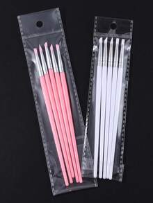 SWEET TREND 5PCS Silicone Nail Art Pen Set, Suitable For Nail Carving, Painting, Shaping, And Pressure Sticker Design, Nail Art Pen Tool Set, DIY Professional Nail Art Tools For Nail Salons - Multicolor - View 11