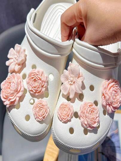 镂空花朵鞋饰，DIY鞋夹，可拆卸高端鞋饰