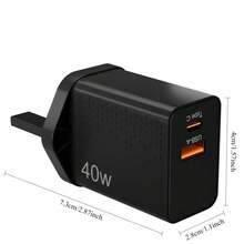 Multi-Function Wall Charger, Built-In Overcurrent, Overheating, Short-Circuit Protection To Ensure Stable Current Output - UK Plug(220-240V) - View 5