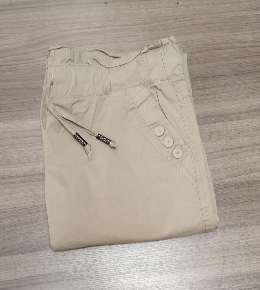 Women's High-Waisted Pants – Elegance, Comfort, And Versatility - Khaki - View 1