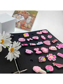 Álbum de colección de broches, cuaderno organizador y de colección de broches creativos, herramienta de exhibición y almacenamiento de broches de gran capacidad y de múltiples páginas con dibujos animados, organizador esencial para entusiastas de los broches, manual de colección de zapatos y accesorios (accesorios no incluidos) - Multicolor - Ver 9